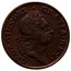 USA Halfpenny 1724 KM# 27 Hibernia GEORGIUS ∙ DEI ∙ GRATIA ∙ REX ∙ coin obverse