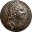 USA Halfpenny 1774 KM# Tn26 Virginia Halfpennies GEORGIVS III DEI GRATIA coin obverse