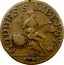 USA Halfpenny 1776 KM# 17 Massachusetts Coppers (official) GODDESS LIBERTY coin reverse