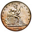 USA One Dollar Gobrecht 1839 KM# 59a.3 LIBERTY coin obverse