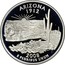 USA Quarter Dollar Arizona 2008 S KM# 423a ARIZONA 1912 E PLURIBUS UNUM GRAND CANYON STATE coin reverse