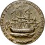USA 1 Penny Rhode Island Ship Token 1779 KM# Tn28a DE ADMIRALS FLAG VAN ADMIRAL HOVE 1779 coin obverse