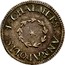 USA Six Pence Chalmers 1783 KM# Tn46.2 I. CHALMER, ANNAPOLIS. coin obverse