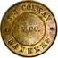 USA Ten Dollars 1861 KM# 73 J. J. Conway * J.J. CONWAY * & CO. BANKERS coin reverse