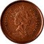 Canada 1 Cent Elizabeth II 3rd portrait 1952-2002 P KM# 445 ELIZABETH II D∙G∙REGINA 1952 2002 coin obverse