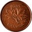 Canada 1 Cent Elizabeth II 3rd portrait 1952-2002 P KM# 445 1 CENT K.G. CANADA coin reverse