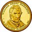 USA $1 William Henry Harrison 2009 D Satin Finish KM# 450 WILLIAM HENRY HARRISON IN GOD WE TRUST 9TH PRESIDENT 1841 coin obverse