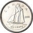 Canada 10 Cents Bluenose sailing 2005 KM# 492a CANADA 10 CENTS coin reverse