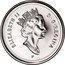 Canada 10 Cents Elizabeth II 3rd portrait 2001 P KM# 183b ELIZABETH II D∙G∙REGINA P coin obverse
