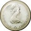 Canada 10 Dollars Hurdles 1975 Proof KM# 102 ELIZABETH II CANADA 1975 coin obverse