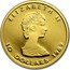Canada 10 Dollars Maple Leaf 1989 KM# 136 ELIZABETH II 10 DOLLARS DATE coin obverse