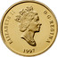 Canada 100 Dollars Alexander Graham Bell 1997 Proof KM# 287 ELIZABETH II D ∙ G ∙ REGINA 1997 coin obverse