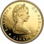 Canada 100 Dollars Balaena Mysticetus 1988 Proof KM# 162 ELIZABETH II D ∙ G ∙ REGINA CANADA coin obverse