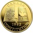 Canada 100 Dollars Patriation of the Canadian Constitution 1982 Proof KM# 137 CANADA 1982 CONSTITUTION coin reverse