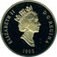Canada 100 Dollars The Founding of Louisbourg 1995 Proof KM# 260 ELIZABETH II D ∙ G ∙ REGINA 1995 coin obverse