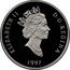 Canada 150 Dollars Bison 1997 Proof; in sets only KM# 302 ELIZABETH II D G REGINA 1997 coin obverse