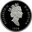 Canada 150 Dollars Grey Wolf 1998 Proof KM# 324 ELIZABETH II D∙G∙REGINA 1998 coin obverse