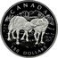 Canada 150 Dollars Grey Wolf 1998 Proof KM# 324 CANADA 150 DOLLARS KB coin reverse
