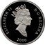 Canada 150 Dollars Pronghorn 2000 Proof; in sets only KM# 407 ELIZABETH II D G REGINA 2000 coin obverse