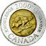 Canada 2 Dollars Knowledge 2000 KM# 399 KNOWLEDGE 2000 LE SAVOIR CANADA coin reverse