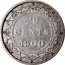 Canada 20 Cents Victoria 1900 KM# 4 20 CENTS 1894 coin reverse