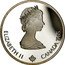 Canada 20 Dollars Alpine Skiing 1985 Proof KM# 145 ELIZABETH II CANADA 1985 coin obverse