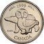 Canada 25 Cents April 1999 KM# 345 CANADA APRIL 1999 AVRIL coin reverse