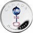 Canada 25 Cents Baby birth 2007 Maple leaf Prooflike KM# 639 CANADA 25 CENTS 2007 coin reverse