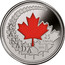 Canada 25 Cents Canada Day 2004 KM# 525 25 CENTS CANADA 2004 CS coin reverse