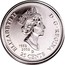 Canada 25 Cents Canada Day Coloured Coin 2002 P KM# 451a ELIZABETH II - D ∙ G ∙ REGINA 25 CENTS 1952-2002 P coin obverse