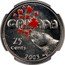 Canada 25 Cents Canada Day Coloured Coin 2003 Proof KM# 474 CANADA 25 CENTS 2003 JP coin reverse