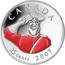 Canada 25 Cents Canada Day Mountie Coloured Coin 2007 Maple leaf Prooflike KM# 704 CANADA 25 CENTS 2007 coin reverse