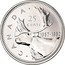 Canada 25 Cents Confederation (1992) KM# 207 CANADA 25 CENTS 1867-1992 coin reverse