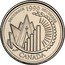 Canada 25 Cents December 1999 KM# 353 DECEMBER 1999 DECEMBRE JLPP CANADA coin reverse