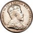 Canada 25 Cents Edward VII 1906 Large crown KM# 11 EDWARDVS VII DEI GRATIA REX IMPERATOR coin obverse