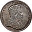 Canada 25 Cents Edward VII 1910 KM# 11a EDWARDVS VII DEI GRATIA REX IMPERATOR coin obverse