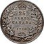 Canada 25 Cents Edward VII 1910 KM# 11a 25 CENTS CANADA 1910 coin reverse