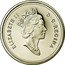 Canada 25 Cents Elizabeth II 3rd portrait 1994 Proof KM# 184 ELIZABETH II D G REGINA coin obverse