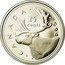 Canada 25 Cents Elizabeth II 3rd portrait 1994 Proof KM# 184 CANADA 25 CENTS coin reverse