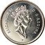 Canada 25 Cents Elizabeth II 3rd portrait 2003 P Proof KM# 184b ELIZABETH II D G REGINA coin obverse