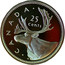 Canada 25 Cents Elizabeth II Golden Jubilee 1953-2003 Proof KM# 471 CANADA 25 CENTS H coin reverse
