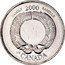 Canada 25 Cents Family - August 2000 KM# 375 CANADA FAMILY 2000 FAMILLE WB coin reverse