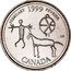 Canada 25 Cents February 1999 KM# 343 CANADA FEBRUARY 1999 FÉVRIER LS coin reverse