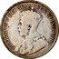 Canada 25 Cents George V 1921 KM# 24a GEORGIVS V DEI GRA: REX ET IND:IMP: coin obverse