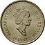 Canada 25 Cents Health - April 2000 KM# 373 ELIZABETH II D ∙ G ∙ REGINA 25 CENTS coin obverse