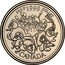 Canada 25 Cents July - A Nation of People 1999 KM# 348 CANADA JULY 1999 JUILLET MHS coin reverse