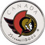Canada 25 Cents Ottawa Senators 2006 P Prooflike KM# 642 CANADA 25 CENTS 2006 coin reverse