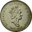 Canada 25 Cents Saskatchewan (1992) KM# 233 ELIZABETH II CANADA D∙G∙REGINA 1867-1992 coin obverse