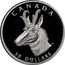Canada 30 Dollars Antelope 2000 Proof; in sets only KM# 405 CANADA 30 DOLLARS MH coin reverse