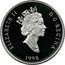 Canada 30 Dollars Grey Wolf 1998 Proof KM# 322 ELIZABETH II D ∙ G ∙ REGINA 1998 coin obverse